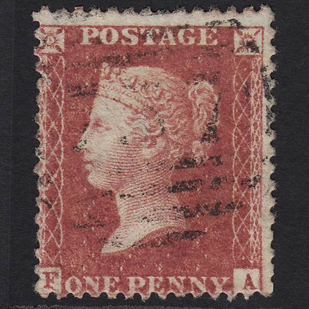GB QV 1857 1d Rose-red (Plate 59) SG40-C10(1) FA GU Light Cancel