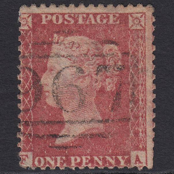 GB QV 1857 1d Rose-red (Plate 36) SG40-C10(1) FA GU Edenbridge 967
