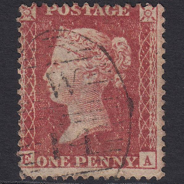 GB QV 1857 1d Rose-red (Plate 46) SG40-C10(1) EA FU London D&S W14