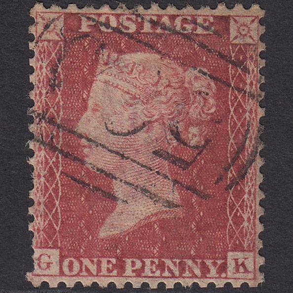 GB QV 1857 1d Rose-red (Plate 67) SG40-C10(1) GK GU