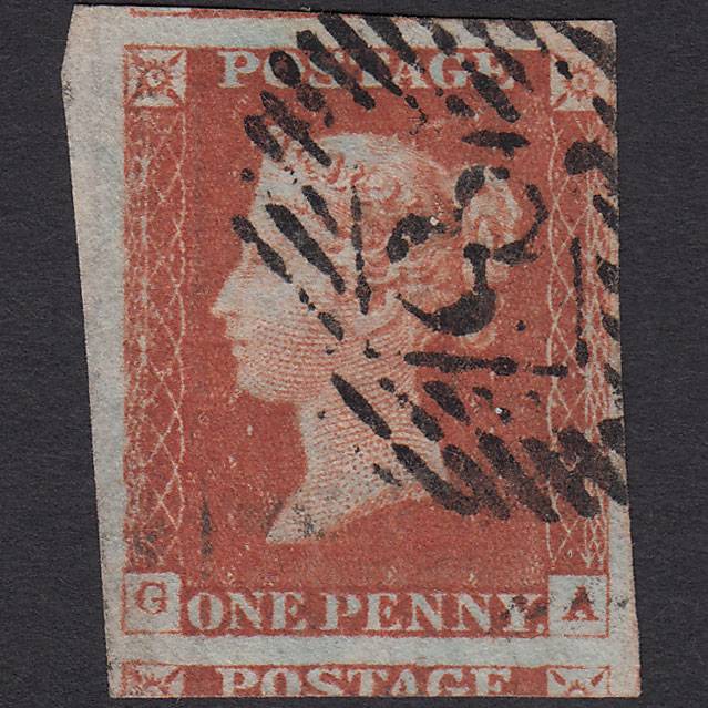 GB QV 1841 1d Pl 59 SG8-B1(1) GA GU 4 Good to Huge Margins London IS 8