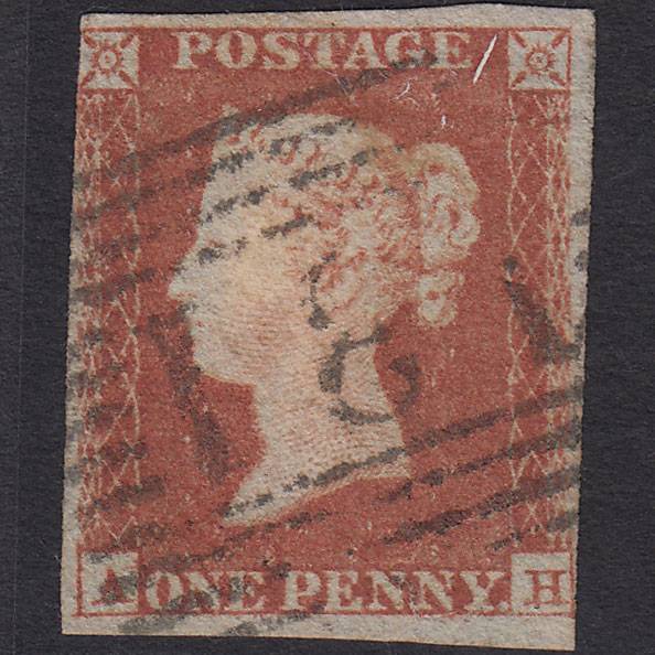 GB QV 1841 1d Pl 121 SG8-B1(1) AH GU Miss Imprimatur nr 4M Edinburgh 131