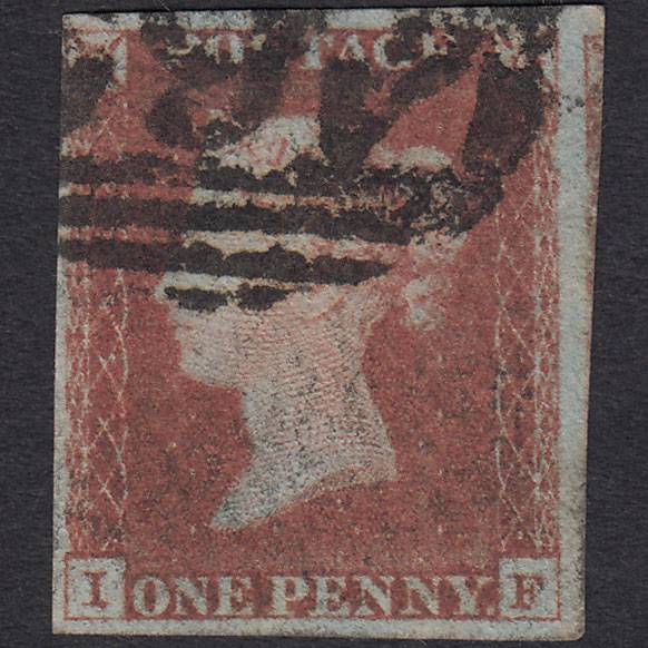 GB QV 1841 1d Red-brown (Plate 69) SG8-B1(1) IF GU 4 Margins
