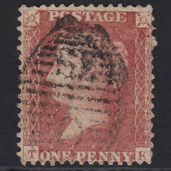 GB QV 1857 1d Rose-red (Plate 59) SG40-C10(1) TK GU London D&S SE9