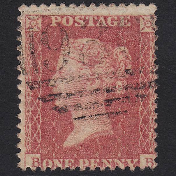 GB QV 1857 1d Rose-red (Plate 56) SG40-C10(1) BB FU York 930