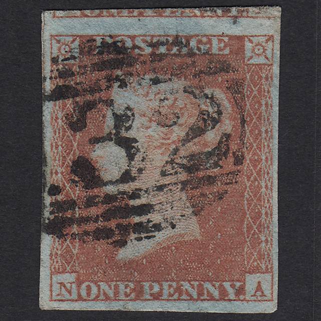 GB QV 1841 1d Red-brown (Plate 97) SG8-B1(1) NA FU 4M Imperf Brighton 132