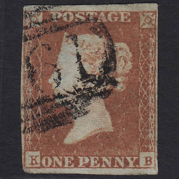 GB QV 1841 1d Red-brown (Plate 90) SG8-B1(1) KB GU 4M Imperf