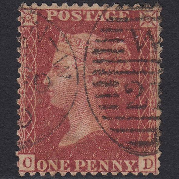 GB QV 1857 1d Rose-red (Plate 61) SG40-C10(1) CD GU London D&S W21