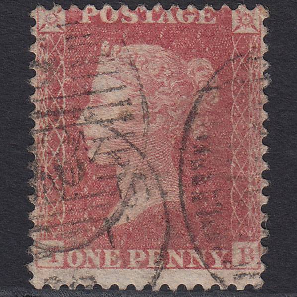 GB QV 1857 1d Pl 48 SG40-C10(1) TB FU Missing Imprimatur London D&S Cancel