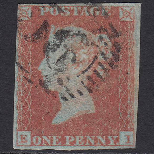 GB QV 1841 1d (Plate 86) SG8-B1(1) EI GU nr 4 Margins London D&S 56