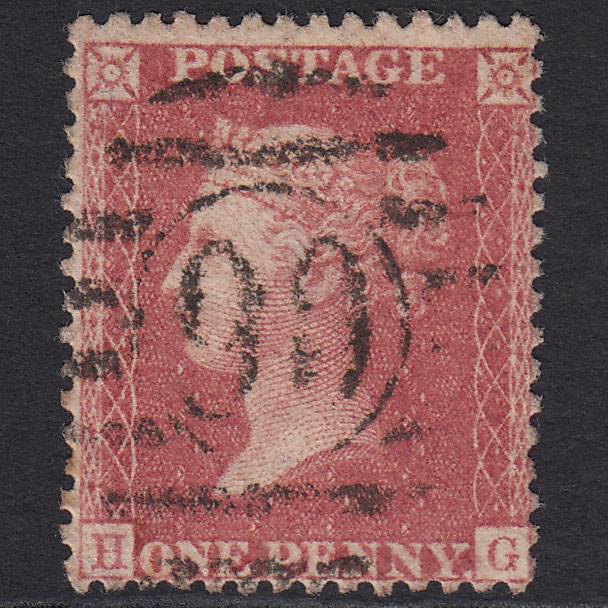 GB QV 1857 1d Rose-red (Plate 47) SG40-C10(1) HG GU London D&S 90