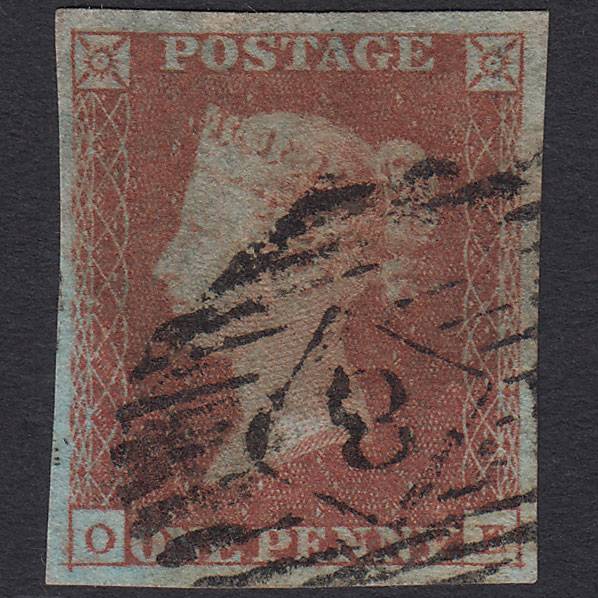 GB QV 1841 1d (Plate 112) SG8-B1(1) OE GU 4 Good Margins London IS 8
