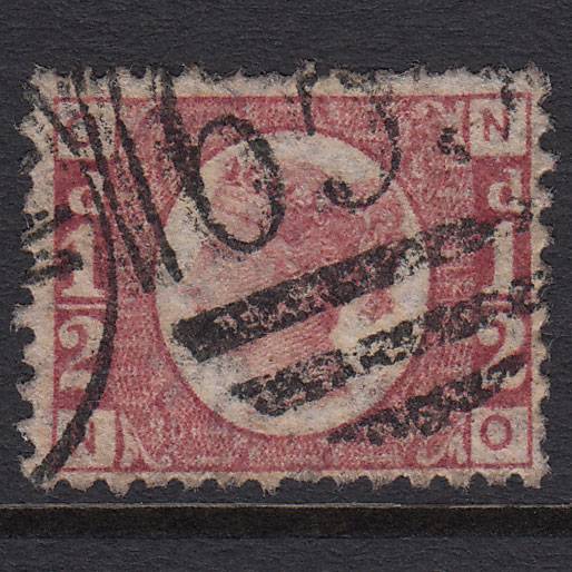 GB QV 1870 1/2d Rose-red (Plate 14) SG48-G4 NO GU Rotherham 655