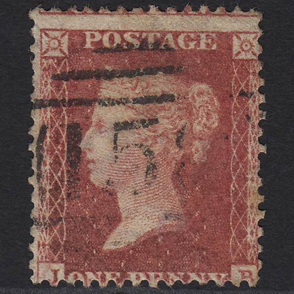 GB QV 1857 1d Rose-red (Plate 60) SG40-C10(1) JB GU