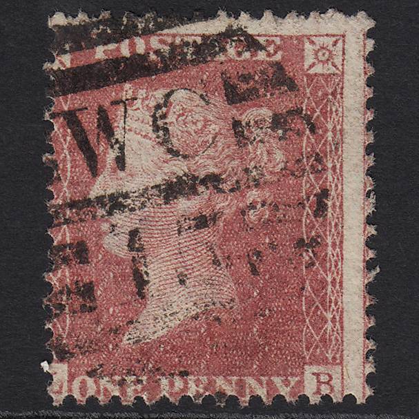 GB QV 1857 1d Rose-red (Plate 41) SG40-C10(1) LB FU London D&S WC15