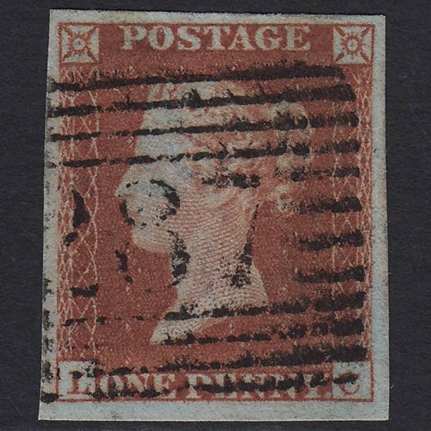 GB QV 1841 1d Red-brown (Plate 152) SG8-B2(1) LC VFU Port Glasgow 287