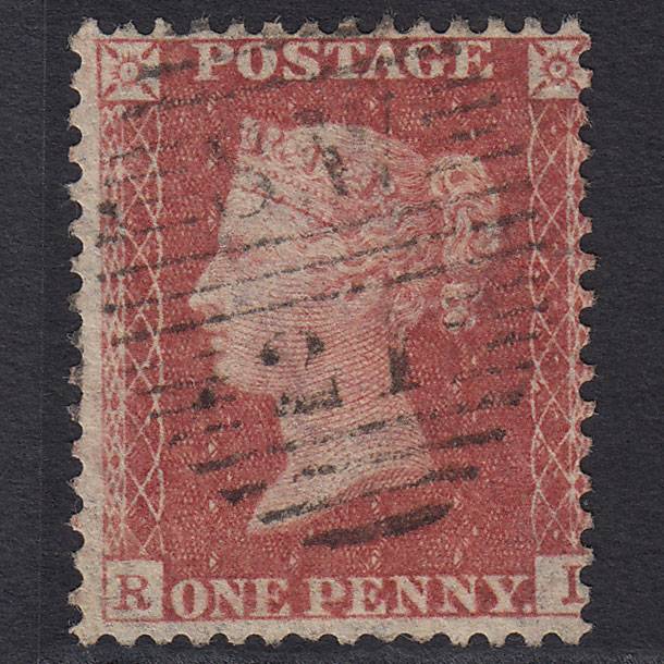 GB QV 1857 1d Rose-red (Plate 36) SG40-C10(1) RI FU London D&S SW21