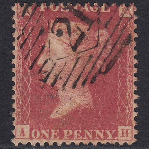 GB QV 1857 1d (Plate 56) SG40-C10(1) AH GU Missing Imprimatur London IS 21