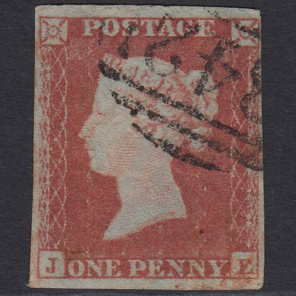 GB QV 1841 1d Red-brown (Plate 150) SG8-B2(1) JE GU 4 Margins