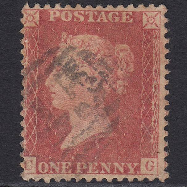 GB QV 1857 1d Rose-red (Plate 55) SG40-C10(1) CG GU