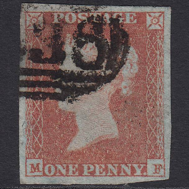 GB QV 1841 1d Red-brown (Plate 94) SG8-B1(1) MF GU 4 Good Margins