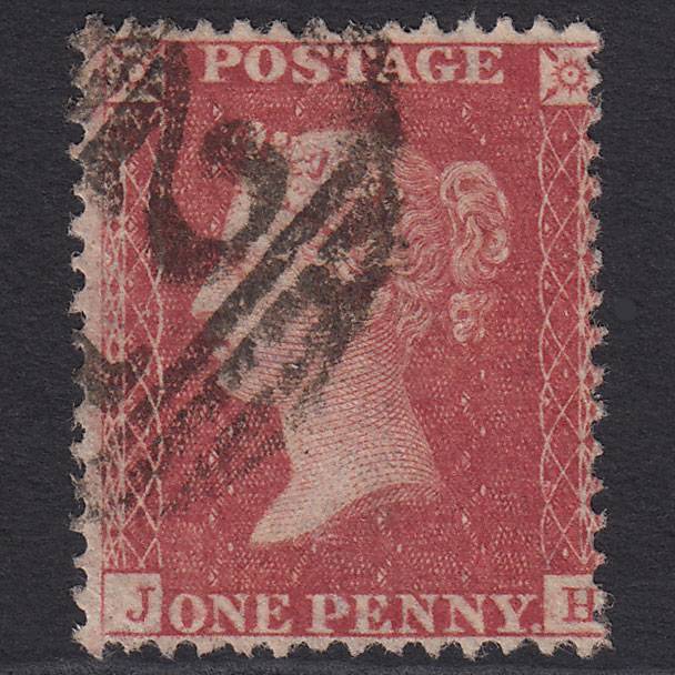GB QV 1857 1d Rose-red (Plate 59) SG40-C10(1) JH FU Andover 21