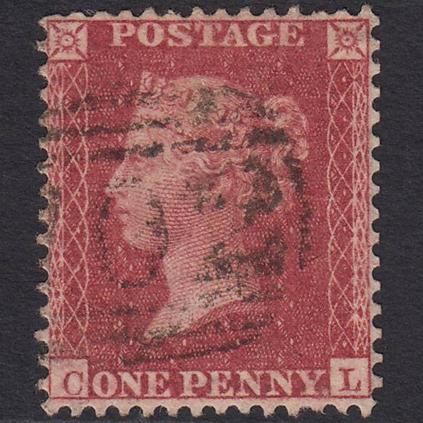 GB QV 1857 1d (Plate 49) SG40-C10(1) CL FU Sherborne 702 Well Centred
