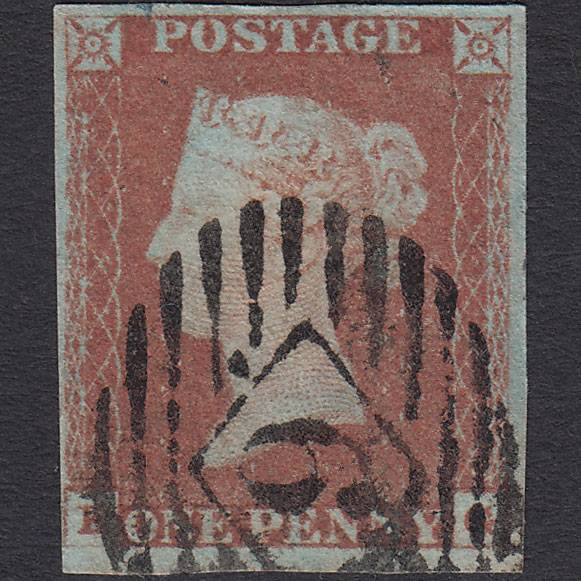 GB QV 1841 1d Red-brown (Plate 69) SG8-B1(1) EG FU 4M London IS Cancel
