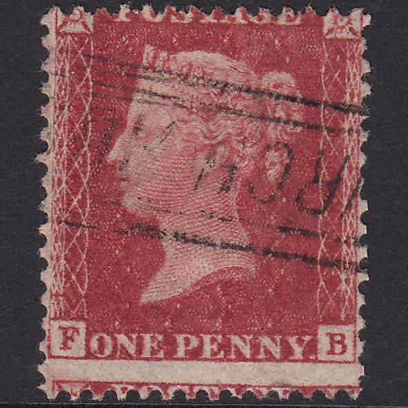 GB QV 1857 1d (Plate 55) SG41-C10(4) FB VFU Newburgh Abdn Scots Local