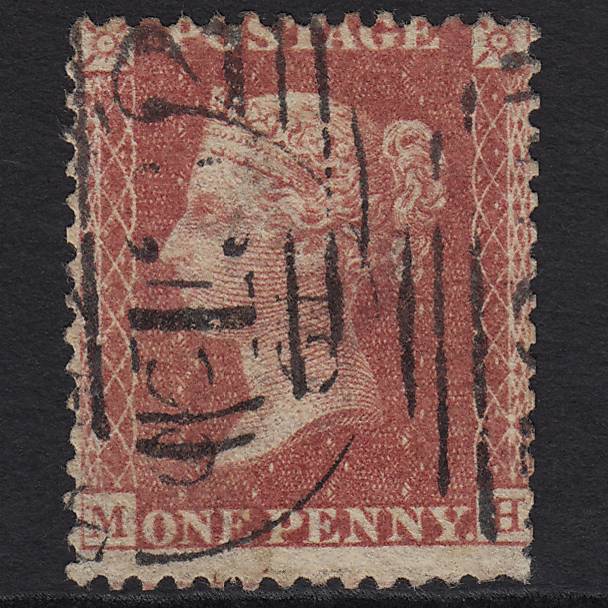 GB QV 1857 1d Rose-red (Plate 36) SG40-C10(1) MH GU Brighton 132
