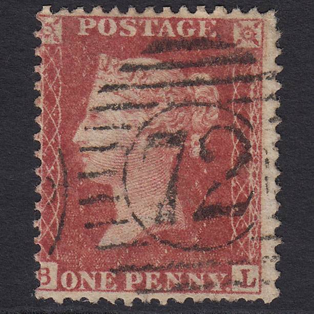 GB QV 1857 1d Rose-red (Plate 59) SG40-C10(1) BL GU London D&S 72