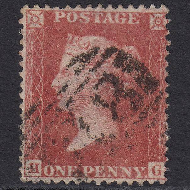 GB QV 1857 1d Rose-red (Plate 56) SG40-C10(1) HG GU