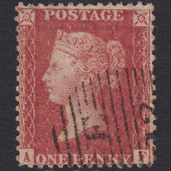 GB QV 1857 1d Rose-red Pl 58 SG40-C10(1) AF FU Missing Imprimatur London