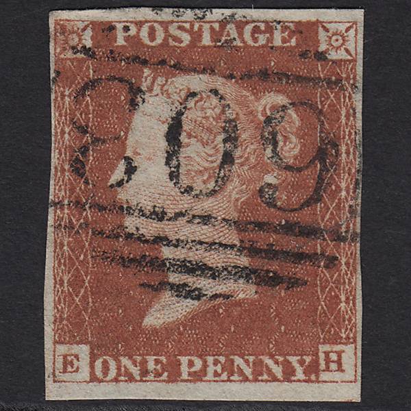 GB QV 1841 1d Red-brown (Plate 42) SG8-B1(1) EH FU Oxford 603
