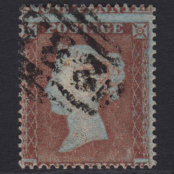 GB QV 1854 1d Red-brown (Plate 167) SG17-C1(1) TK VFU Large Misperf