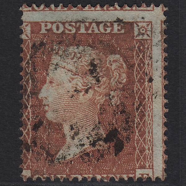 GB QV 1855 1d Red-brown (Plate 3) SG21-C4(1) SE FU