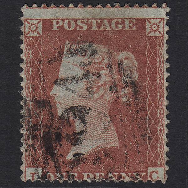 GB QV 1854 1d Red-brown (Plate 188) SG17-C1(1) IC GU Misperf
