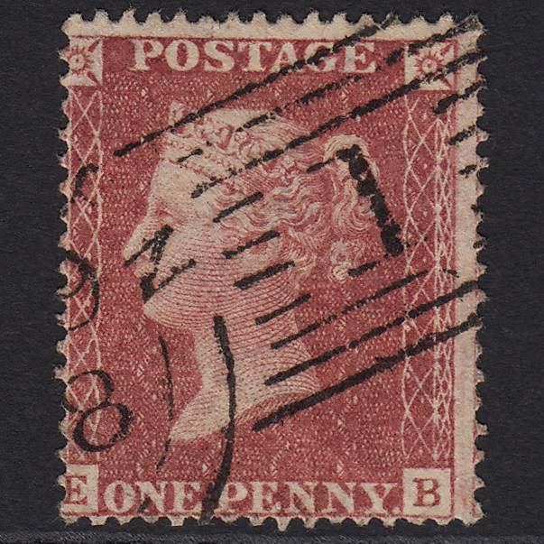 GB QV 1857 1d Rose-red (Plate 43) SG36-C11 EB FU Aberdeen 1