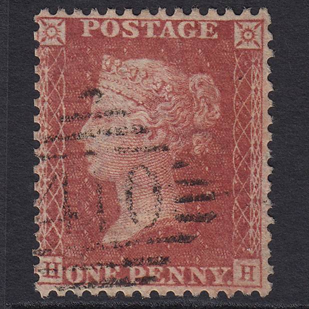 GB QV 1857 1d Plate 65 SG40-C10(1) HH VFU Sligo 410 Mike Williams Cert