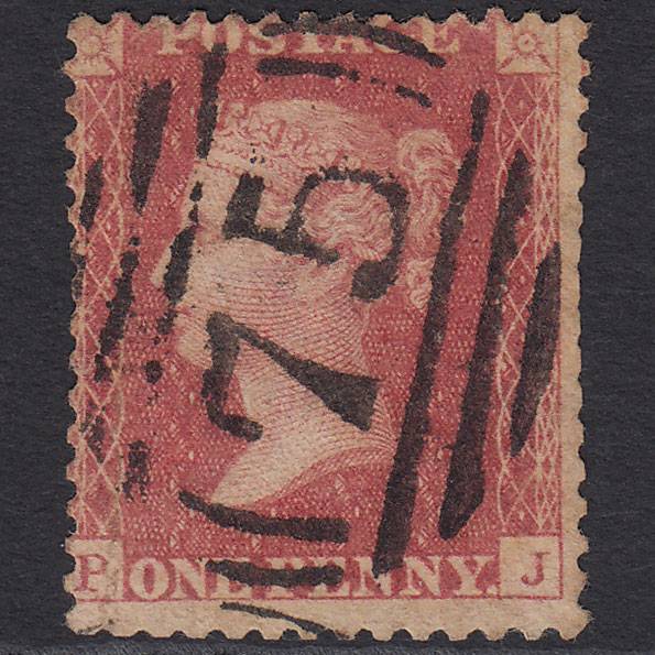 GB QV 1857 1d Rose-red (Plate 44) SG40-C10(1) PJ PU