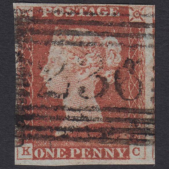 GB QV 1841 1d Red-brown (Plate 59) SG8-B1(1) KC FU Lochinver 236