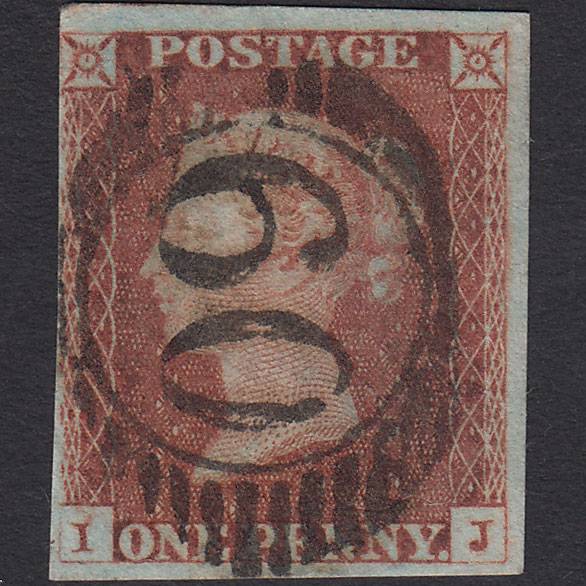 GB QV 1841 1d Red-brown (Plate 79) SG8-B1(1) IJ FU London D&S 60