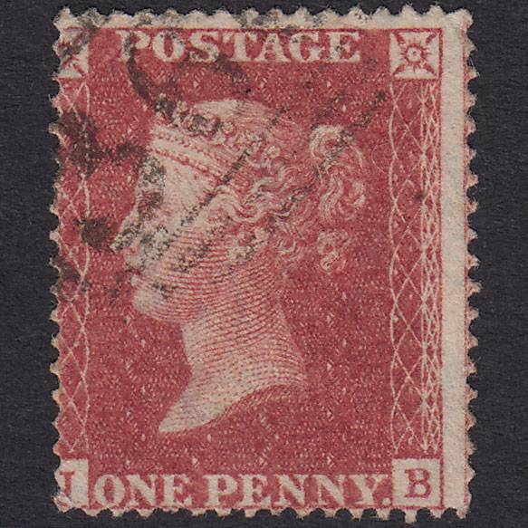 GB QV 1857 1d Rose-Red Plate 47 SG36-C11 JB GU