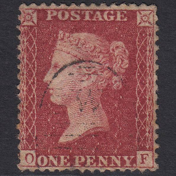 GB QV 1857 1d (Plate 46) SG41-C10(4) OI GU Light Cancel Very Well Centred