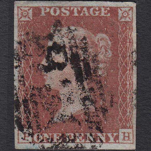 GB QV 1841 1d Red-brown (Plate 101) SG8-B1(1) PH GU 4 Margins