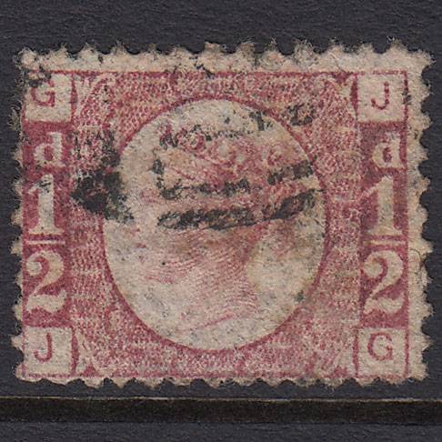 GB QV 1870 1/2d Rose-red (Plate 5) SG48-G4 JG GU
