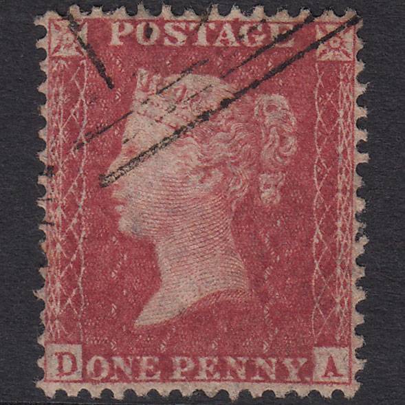 GB QV 1857 1d (Plate 55) SG40-C10(1) DA VFU Scotland Very Well Centred