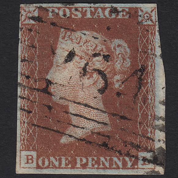 GB QV 1841 1d Red-brown (Plate 48) SG8-B1(1) BL FU Nairn 264 4M Imperf