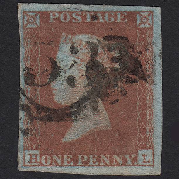 GB QV 1841 1d Red-brown (Plate 116) SG8-B1(1) HL GU 4 Good Margins