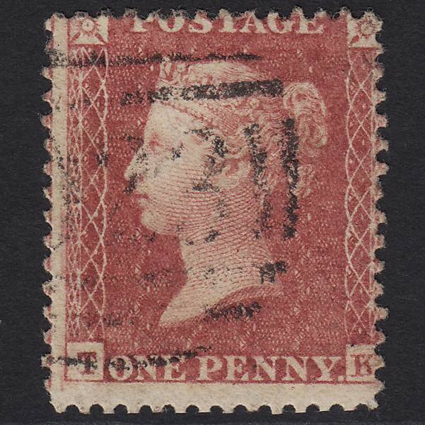 GB QV 1857 1d Rose-red (Plate 59) SG40-C10(1) TK FU